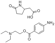 5-oxoproline, compound with 2-(diethylamino)ethyl 4-aminobenzoate (1:1) CAS#: 17140-49-7