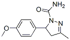 5-(p-Methoxyphenyl)-3-methyl-2-pyrazoline-1-carboxamide CAS#: 17014-33-4