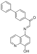 5-((p-Phenylbenzoyl)methenamino)-8-quinolinol CAS#: 26873-18-7
