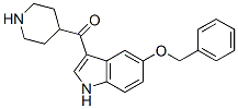 (5-phenylmethoxy-1H-indol-3-yl)-(4-piperidyl)methanone CAS#: 101670-78-4