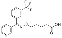 5-[[pyridin-3-yl-[3-(trifluoromethyl)phenyl]methylidene]amino]oxypenta noic acid CAS#: 110140-89-1