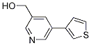 (5-(thiophen-3-yl)pyridin-3-yl)methanol CAS#: 223563-61-9