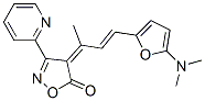 5(4H)-Isoxazolone,  4-[3-[5-(dimethylamino)-2-furanyl]-1-methyl-2-propenylidene]-3-(2-pyridinyl)-  (9CI) CAS#: 260791-47-7