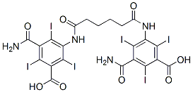 5,5'-(Adipoyldiimino)bis[2,4,6-triiodo-3-(carbamoyl)benzoic acid] CAS#: 13724-24-8