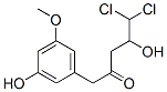 (+)-5,5-Dichloro-4-hydroxy-1-(3-hydroxy-5-methoxyphenyl)-2-pentanone CAS#: 103955-67-5