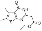 (5,6-DIMETHYL-4-OXO-3,4-DIHYDRO-THIENO[2,3-D]PYRIMIDIN-2-YL)-ACETIC ACID ETHYL ESTER CAS#: 105219-73-6