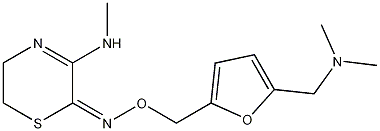 5,6-Dihydro-3-(methylamino)-2H-1,4-thiazin-2-one O-[[5-[(Dimethylamino)methyl]-2-furanyl]methyl]oxime CAS#: 112233-24-6