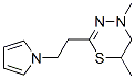 5,6-Dihydro-4,6-dimethyl-2-[2-(1H-pyrrol-1-yl)ethyl]-4H-1,3,4-thiadiazine CAS#: 15620-48-1