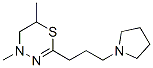 5,6-Dihydro-4,6-dimethyl-2-[3-(1-pyrrolidinyl)propyl]-4H-1,3,4-thiadiazine CAS#: 15620-49-2