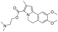 5,6-Dihydro-8,9-dimethoxy-2-methylpyrrolo[2,1-a]isoquinoline-3-carboxylic acid 2-(dimethylamino)ethyl ester CAS#: 20353-59-7