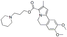 5,6-Dihydro-8,9-dimethoxy-2-methylpyrrolo[2,1-a]isoquinoline-3-carboxylic acid 3-piperidinopropyl ester CAS#: 20353-70-2