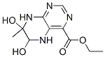 5,6,7,8-Tetrahydro-6,7-dihydroxy-7-methyl-4-pteridinecarboxylic acid ethyl ester CAS#: 17445-69-1