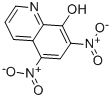 5,7-DINITROQUINOLIN-8-OL CAS#: 1084-32-8