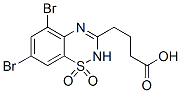 5,7-Dibromo-2H-1,2,4-benzothiadiazine-3-butanoic acid 1,1-dioxide CAS#: 101064-04-4