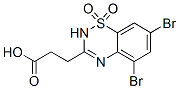 5,7-Dibromo-2H-1,2,4-benzothiadiazine-3-propanoic acid 1,1-dioxide CAS#: 101063-95-0