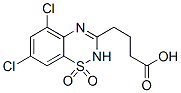 5,7-Dichloro-2H-1,2,4-benzothiadiazine-3-butanoic acid 1,1-dioxide CAS#: 101064-01-1