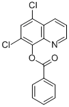 5,7-Dichloro-8-quinolinol benzoate (ester) CAS#: 18193-10-7