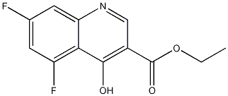 5,7-Difluoro-4-hydroxyquinoline-3-carboxylic acid ethyl ester CAS#: 228728-82-3