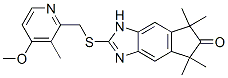 5,7-Dihydro-2-[(4-methoxy-3-methyl-2-pyridinyl)methylthio]-5,5,7,7-tetramethylindeno[5,6-d]imidazol-6(1H)-one CAS#: 101387-97-7