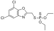 (5,7-dichlorobenzooxazol-2-yl)methylsulfanyl-diethoxy-sulfanylidene-ph osphorane CAS#: 16759-59-4