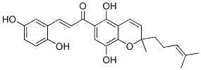 5,8-Dihydroxy-6-[(E)-3-(2,5-dihydroxyphenyl)-1-oxo-2-propenyl]-2-methyl-2-(4-methyl-3-pentenyl)-2H-1-benzopyran CAS#: 18296-60-1