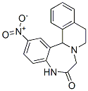 5,9,10,14b-Tetrahydro-2-nitroisoquino[2,1-d][1,4]benzodiazepin-6(7H)-one CAS#: 17617-18-4