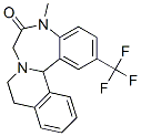 5,9,10,14b-Tetrahydro-5-methyl-2-(trifluoromethyl)isoquino[2,1-d][1,4]benzodiazepin-6(7H)-one CAS#: 10243-44-4