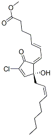 (5E,7Z,14Z)-10-Chloro-12-hydroxy-9-oxoprosta-5,7,10,14-tetren-1-oic acid methyl ester CAS#: 100295-79-2