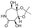 5H-1,3-Dioxolo[4,5-d]azepin-5-one, hexahydro-4,8-dihydroxy-2,2-dimethyl-, (3aR,4R,8R,8aS)- (9CI) CAS#: 229643-51-0