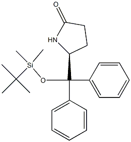 (5S)-5-[[[(1,1-diMethylethyl)diMethylsilyl]oxy]diphenylMethyl]-2-Pyrrolidinone CAS#: 249617-46-7