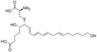 (5S,6R)-6-[(2R)-2-amino-2-carboxy-ethyl]sulfanyl-5,20-dihydroxy-icosa-7,9,11,14-tetraenoic acid CAS#: 111844-33-8