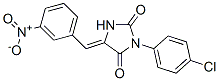 (5Z)-3-(4-chlorophenyl)-5-[(3-nitrophenyl)methylidene]imidazolidine-2, 4-dione CAS#: 111223-95-1