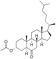 5alpha-Cholestan-6-one, 3alpha-hydroxy-, acetate CAS#: 21513-83-7