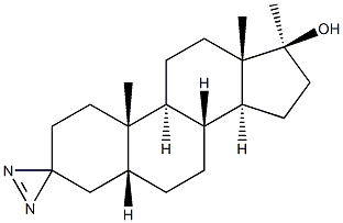 (5beta,17beta)-17-Methyl-spiro[androstane-3,3'-[3H]diazirin]-17-ol CAS#: 2435-90-7