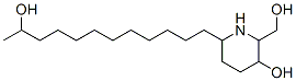 6-(11-hydroxydodecyl)-2-(hydroxymethyl)piperidin-3-ol CAS#: 14058-38-9