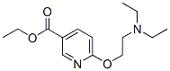6-[2-(Diethylamino)ethoxy]-3-pyridinecarboxylic acid ethyl ester CAS#: 18617-51-1