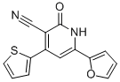 6-(2-FURYL)-2-OXO-4-(2-THIENYL)-1,2-DIHYDRO-3-PYRIDINECARBONITRILE CAS#: 111121-81-4