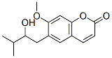 6-(2-Hydroxy-3-methylbutyl)-7-methoxycoumarin CAS#: 16850-96-7