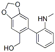 6-[2-(Methylamino)phenyl]-1,3-benzodioxole-5-methanol CAS#: 1805-78-3