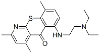 6-(2-diethylaminoethylamino)-2,4,9-(trimethyl)thiochromeno[2,3-b]pyridin-5-one CAS#: 13988-28-8