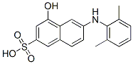 6-[(2,6-dimethylphenyl)amino]-4-hydroxynaphthalene-2-sulphonic acid CAS#: 23973-67-3