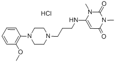 6-[[3-[4-(2-Methoxyphenyl)-1-piperazinyl]propyl]amino]-1,3-dimethyluracil CAS#: 34661-75-1