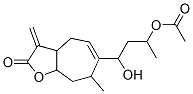 6-(3-Acetoxy-1-hydroxybutyl)-3,3a,4,7,8,8a-hexahydro-7-methyl-3-methylene-2H-cyclohepta[b]furan-2-one CAS#: 18665-84-4