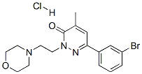6-(3-bromophenyl)-4-methyl-2-(2-morpholin-4-ylethyl)pyridazin-3-one hy drochloride CAS#: 29285-73-2