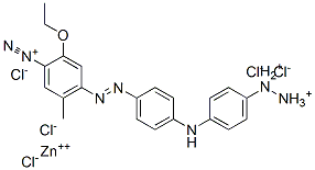 6-(4-(4-diazonioanilino)phenylazo)-4-ethoxytoluene-3-diazonium zinc chloride CAS#: 16103-04-1