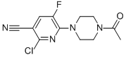 6-(4-Acetylpiperazin-1-yl)-2-chloro-5-fluoronicotinonitrile CAS#: 113237-21-1