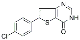 6-(4-CHLOROPHENYL)-3,4-DIHYDROTHIENO-[3,2-D]PYRIMIDIN-4-ONE CAS#: 215928-66-8