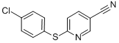 6-[(4-CHLOROPHENYL)THIO]NICOTINONITRILE CAS#: 259683-22-2