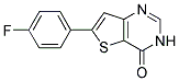 6-(4-FLUOROPHENYL)-3,4-DIHYDROTHIENO[3,2-D]-PYRIMIDIN-4-ONE CAS#: 215928-68-0