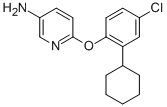 6-(4-chloro-2-cyclohexylphenoxy)pyridin-3-amine CAS#: 219866-01-0